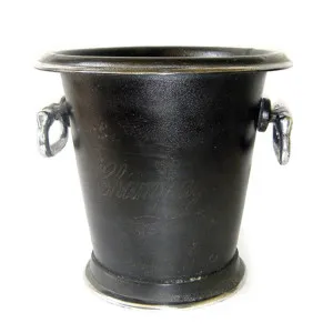 Round Ice Bucket with Handles Dark Brass by Florabelle Living, a Barware for sale on Style Sourcebook