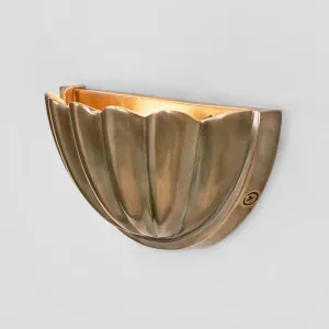 Half Moon Shell Shade Wall Light Small by Florabelle Living, a Wall Lighting for sale on Style Sourcebook