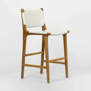 Marvin Bar stool High Back White by Florabelle Living, a Stools for sale on Style Sourcebook
