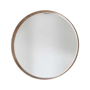 Keaton Round Mirror Oak Lrge by Florabelle Living, a Mirrors for sale on Style Sourcebook