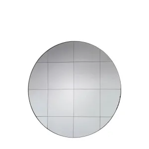 Boxley Round Mirror Silver by Florabelle Living, a Mirrors for sale on Style Sourcebook