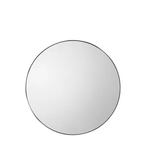 Bowie Round Mirror Black by Florabelle Living, a Mirrors for sale on Style Sourcebook