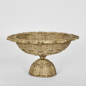 Lucy Rattan Scallop Bowl by Florabelle Living, a Platters & Serving Boards for sale on Style Sourcebook