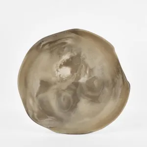 HALO Swirl Resin Serving Platter Medium Coca by Florabelle Living, a Decorative Plates & Bowls for sale on Style Sourcebook