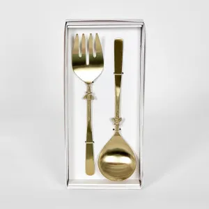 Salad Servers w Bee Set of 2 by Florabelle Living, a Decorative Plates & Bowls for sale on Style Sourcebook