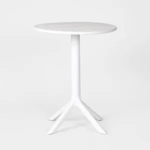 Ellee Café Bistro Table All Weather outdoor White 60cm by Florabelle Living, a Coffee Table for sale on Style Sourcebook