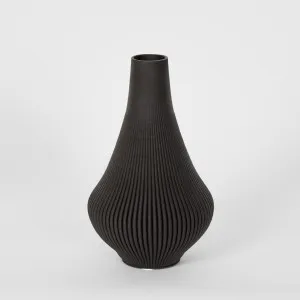 Verne 3D Vase SML Black by Florabelle Living, a Vases & Jars for sale on Style Sourcebook