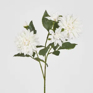 Dahlia Spray 70CM White by Florabelle Living, a Plants for sale on Style Sourcebook