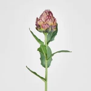 Single Artichoke Stem Burgundy 58CM by Florabelle Living, a Plants for sale on Style Sourcebook