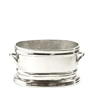 Oval Ice Bucket Small Nickel by Florabelle Living, a Barware for sale on Style Sourcebook
