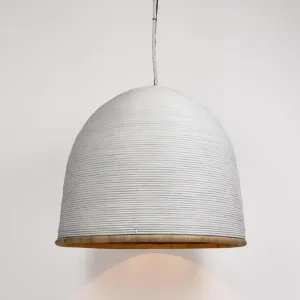 Bell Pendant Large 90cm White by Florabelle Living, a Pendant Lighting for sale on Style Sourcebook