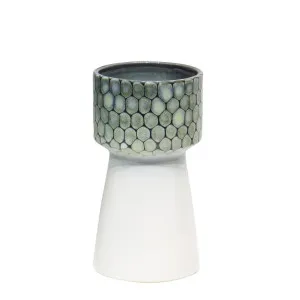 Marley Ceramic Vase Grey Small by Florabelle Living, a Vases & Jars for sale on Style Sourcebook