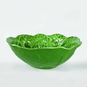 Luxe Cabbage Leaf Green LGE Serving Bowl by Florabelle Living, a Platters & Serving Boards for sale on Style Sourcebook
