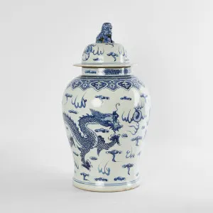 Long Dragon Ginger Jar by Florabelle Living, a Vases & Jars for sale on Style Sourcebook