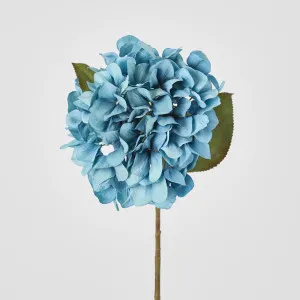 Single Hydrangea Stem Blue 69cm by Florabelle Living, a Plants for sale on Style Sourcebook