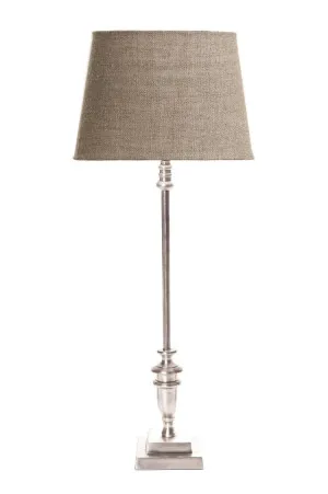 Lyon Candlestick Table Lamp Base Antique Silver- Base Only by Emac & Lawton, a Plants for sale on Style Sourcebook