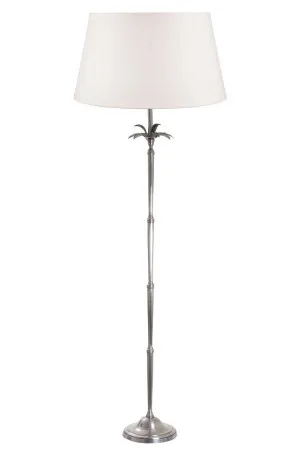 Casablanca Floor Lamp Base Antique Silver- Base Only by Florabelle Living, a Floor Lamps for sale on Style Sourcebook