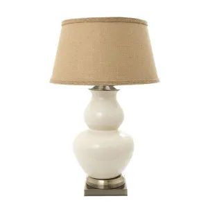 Matisse Ceramic Table Lamp Base Cream- Base Only by Florabelle Living, a Table & Bedside Lamps for sale on Style Sourcebook