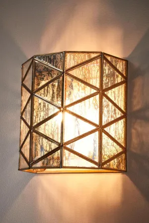 Butterworth Half Round Wall Light Antique Copper by Florabelle Living, a Wall Lighting for sale on Style Sourcebook