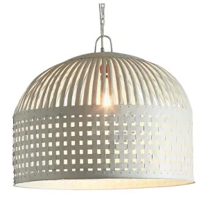 Esch Ceiling Pendant Large White by Florabelle Living, a Pendant Lighting for sale on Style Sourcebook
