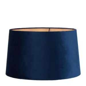 Velvet Drum Lamp Shade XL Royal Blue by Emac & Lawton, a Plants for sale on Style Sourcebook