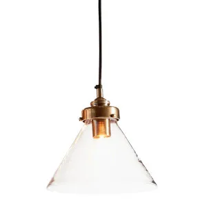 Franklin Ceiling Pendant Antique Brass by Emac & Lawton, a Lighting for sale on Style Sourcebook