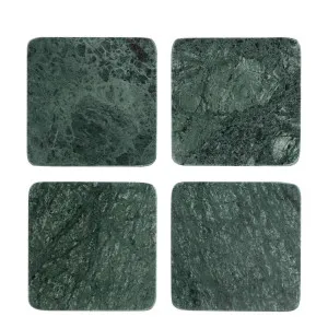Graze Marble Coaster Square Green by Florabelle Living, a Kitchenware for sale on Style Sourcebook