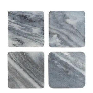 Graze Marble Coaster Square Grey by Florabelle Living, a Kitchenware for sale on Style Sourcebook
