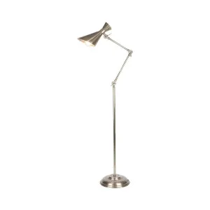 Grasshopper Floor Lamp Antique Silver by Florabelle Living, a Floor Lamps for sale on Style Sourcebook