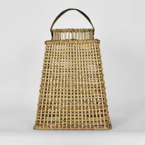 Eden Rattan Lantern Square Large Natural by OneWorld Collection, a Lanterns for sale on Style Sourcebook