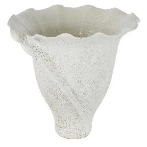 Blooming Flower Vase White Large by OneWorld Collection, a Vases & Jars for sale on Style Sourcebook