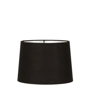 Linen Drum Lamp Shade Small Black by OneWorld Collection, a Lamp Shades for sale on Style Sourcebook