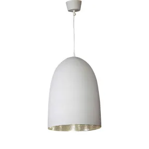 Washington Ceiling Pendant White and Silver by OneWorld Collection, a Pendant Lighting for sale on Style Sourcebook