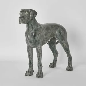 Charlie Dog Sculpture Standing Black by OneWorld Collection, a Decor for sale on Style Sourcebook