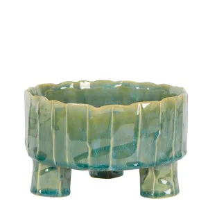 Marimo Mini Planter Shallow Green by OneWorld Collection, a Plant Holders for sale on Style Sourcebook