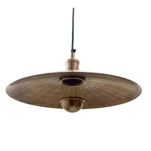 Henry Ceiling Pendant Antique Brass by OneWorld Collection, a Pendant Lighting for sale on Style Sourcebook