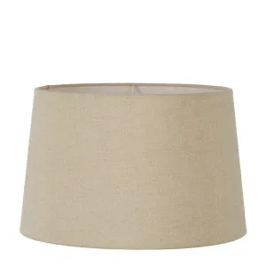 Linen Drum Lamp Shade XL Dark Natural by OneWorld Collection, a Lamp Shades for sale on Style Sourcebook