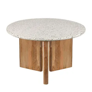 Bonnie Terrazzo Dining Table White/Natural Base by OneWorld Collection, a Dining Tables for sale on Style Sourcebook