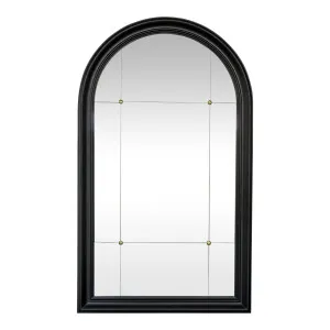 Oliver Tall Black Arched Mirror by OneWorld Collection, a Mirrors for sale on Style Sourcebook