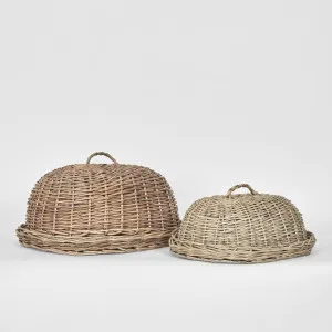 Oval Basket W Cover S/2 by Florabelle Living, a Platters & Serving Boards for sale on Style Sourcebook