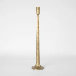 Julien Candle Stand LGE Brass by Florabelle Living, a Lanterns for sale on Style Sourcebook