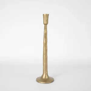 Julien Candle Stand MED Brass by Florabelle Living, a Lanterns for sale on Style Sourcebook