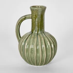 Lexi Vase Green Small by Florabelle Living, a Vases & Jars for sale on Style Sourcebook