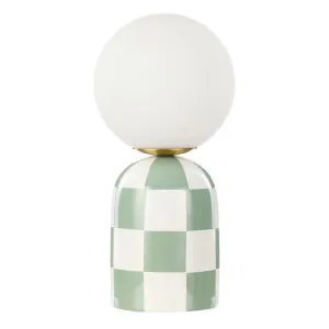 Rannells Checkered Table Lamp by Interior Secrets - AfterPay Available by Interior Secrets, a Lamps for sale on Style Sourcebook