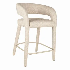 Roni 65cm Bar Stool - Pale Beige by Interior Secrets - AfterPay Available by Interior Secrets, a Bar Stools for sale on Style Sourcebook