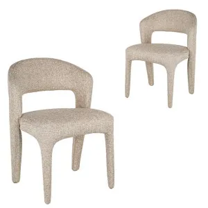 Set of 2 - Voss Dining Chair - Stonish Beige by Interior Secrets - AfterPay Available by Interior Secrets, a Dining Chairs for sale on Style Sourcebook