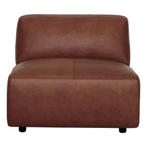 Harry Sofa Single Extension in Urbane Leather Dark Brown by OZ Design, a Sofas for sale on Style Sourcebook