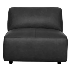 Harry Sofa Single Extension in Urbane Leather Black by OZ Design, a Sofas for sale on Style Sourcebook