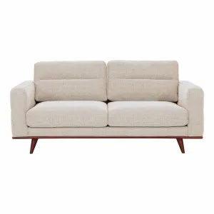 Astrid 2.5 Seater Sofa in Talent Sand / Brown Leg by OZ Design, a Sofas for sale on Style Sourcebook