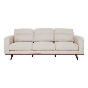 Astrid 3 Seater Sofa in Talent Sand / Brown Leg by OZ Design, a Sofas for sale on Style Sourcebook